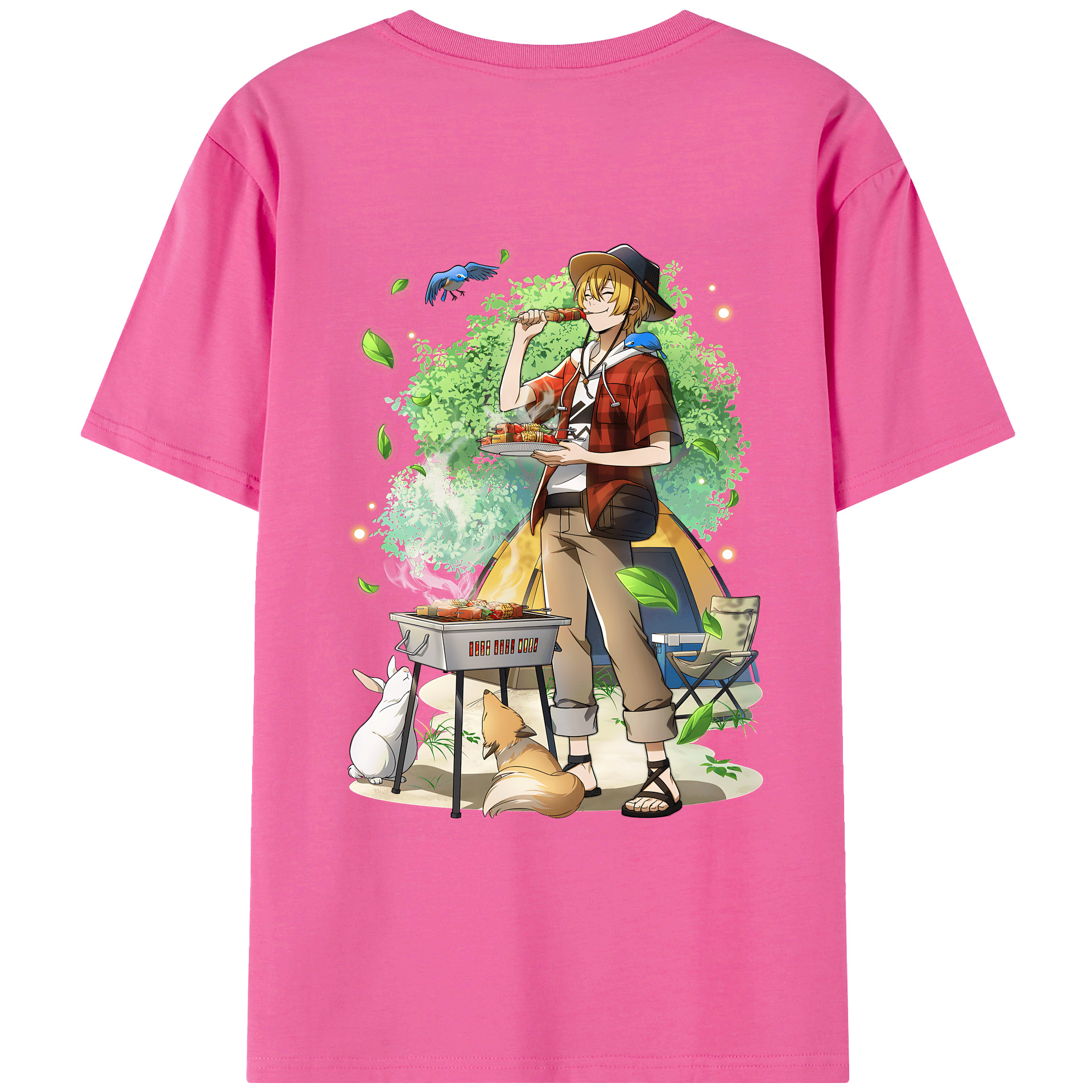 （画像用） 文豪ストレイドッグス Bungo Stray Dogs レディース半袖Tシャツ(バックプリント)